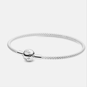 Pandora mesh Bengal bracelet sterling silver 6.9 in.
